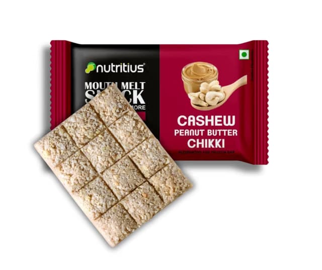 Nutritius Cashew Peanut Butter Chikki