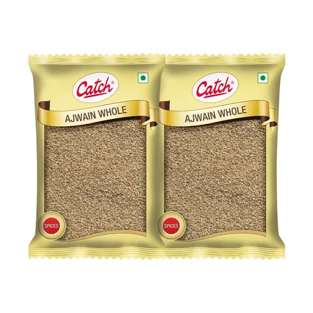 catch Ajwain Whole(Carom Seed)Cardamom 100 Gm - Pack Of 2 - Whole Pack
