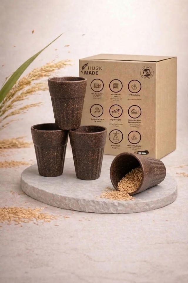 Eco-Friendly Tea Cup Set of 4