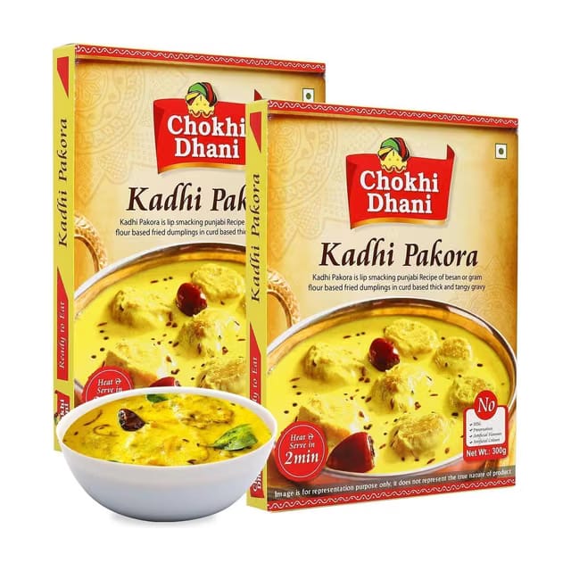 Chokhi Dhani by Chokhi Dhani Kadhi Pakora Ready To Eat Food in 2 Minutes