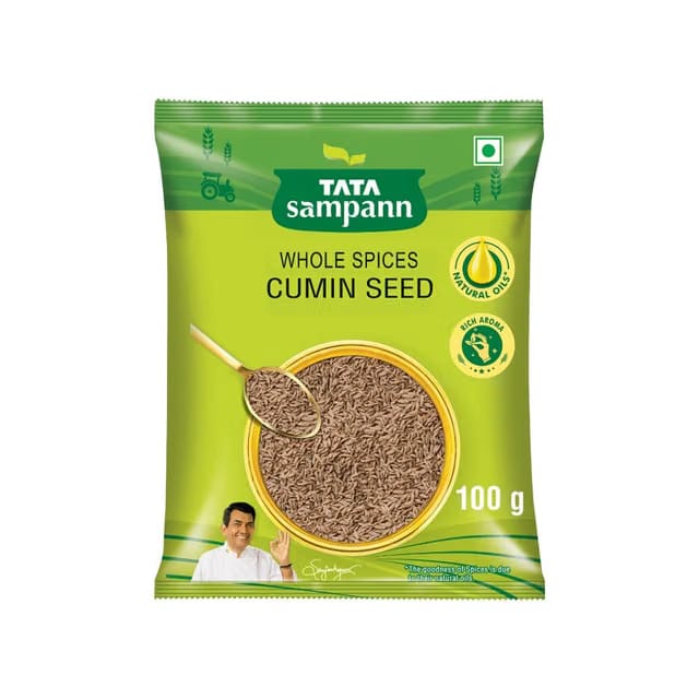 Tata Sampann Cumin Seeds / Jeera Seeds (Whole Spices) (Jeera)