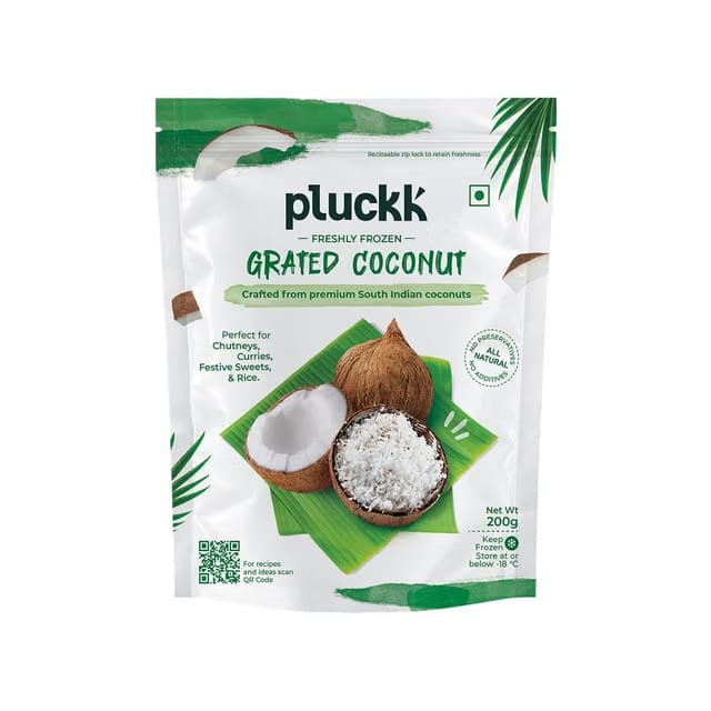 Pluckk Frozen Grated Coconut