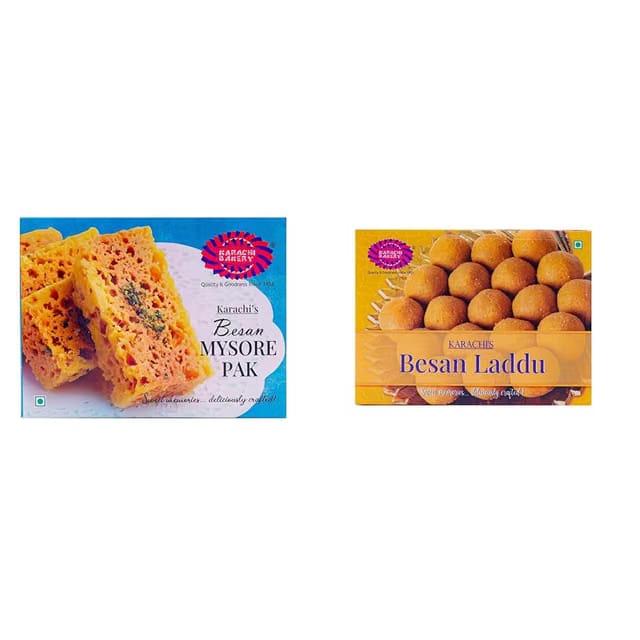Karachi Bakery Besan Mysore Pak, 200g Karachi Bakery Besan Ladoo