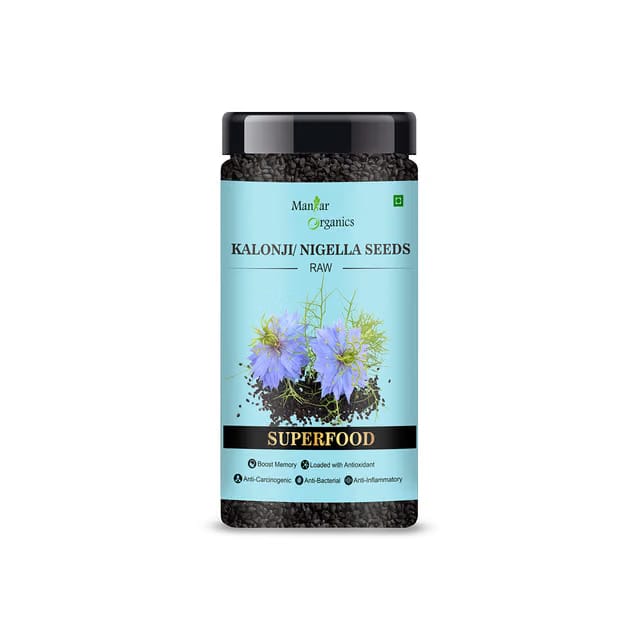 ManHar Organics Kalonji Seeds 135g Jar