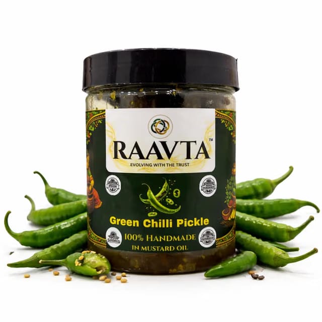 RAAVTA Green Chilli Pickle