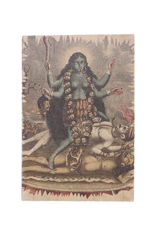 DeKulture Goddess Kali Artwork Notebook Diary Handmade Paper Notebook - 140 Pages