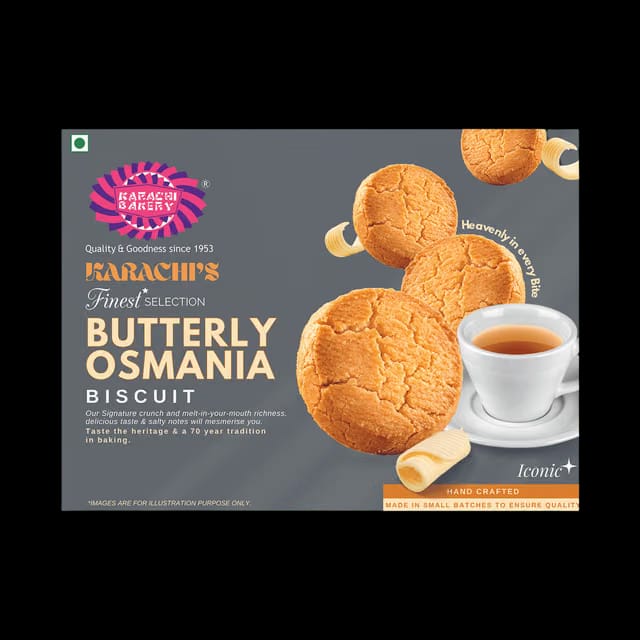 Karachi Bakery Butterly Osmania Biscuits