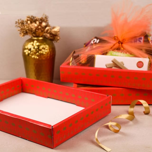 Birch & Co. Gift Box - Birthday Gift Packing Box For Women - Decorative Folding Paper Gift Hamper Empty