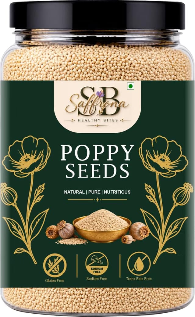 Saffrona HEALTHY BITES Poppy Seed