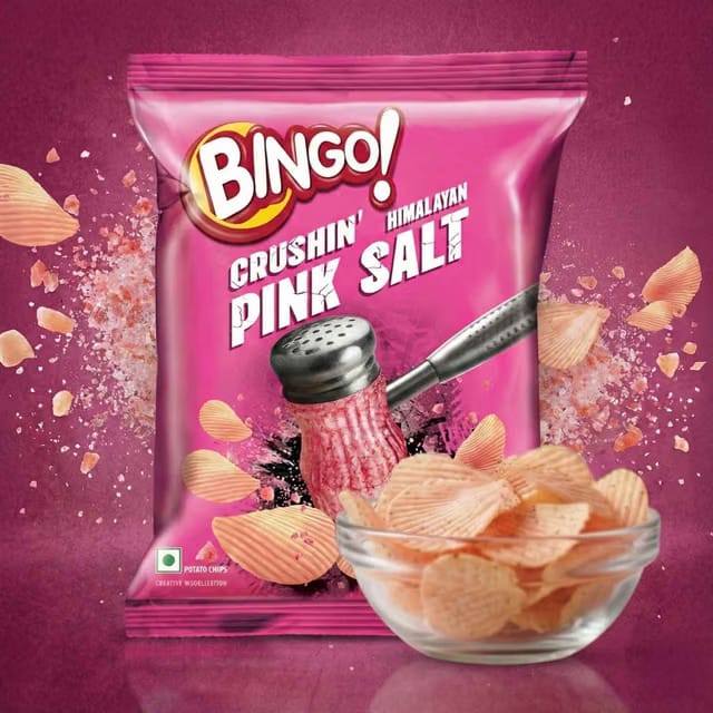 Bingo! Potato Chips Crushin' Himalayan Pink Salt