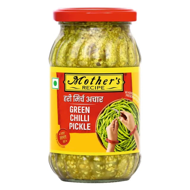 Mother's Recipe Green Chilli Pickle Bottle