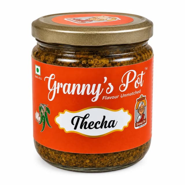Granny's Pot Green Chilli Thecha