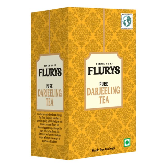 Ty-phoo Flurys Pure Darjeeling Black 25 Tea Bags