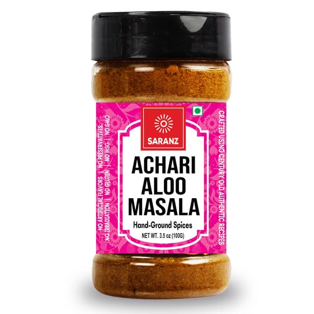 SARANZ Achari Aloo Masala, 100g Bottle