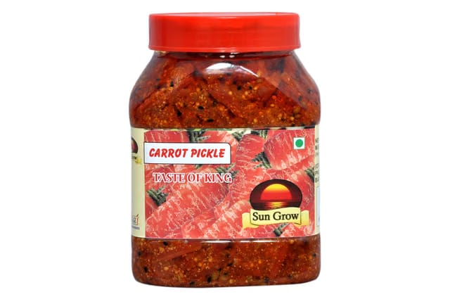 Sun Grow Chatpata Mother Made Organic Carrot Pickle Pickle