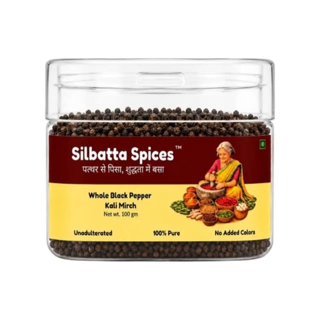 Silbatta Spices Whole Black Pepper