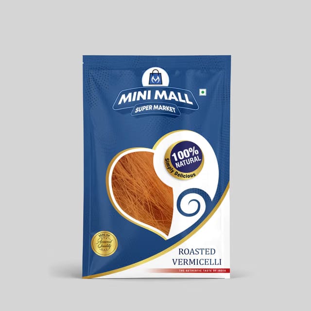 MINI MALL SUPER MARKET Super Market Roasted Seviyan/Natural Vermicelli Semiya/Sevaiya/Sevai/Semoi/Sewai/Sevian 1 Kg.
