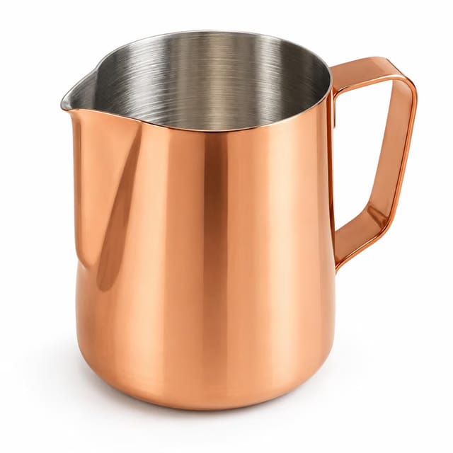 Stainless Steel Copper Plated Delux Milk Jug
