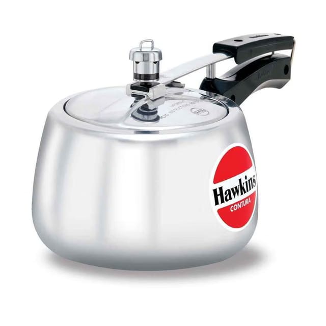 3 Litre Contura Pressure Cooker Handi Inner Lid Cooker - Silver