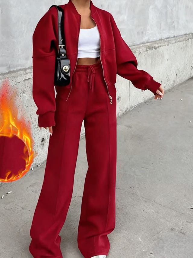 Women's Fleece-lined Sport Set