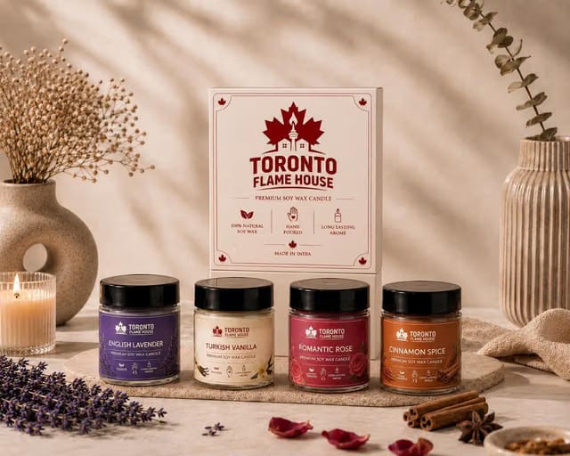 Toronto Flame House Luxury Scented Candle Gift Set
