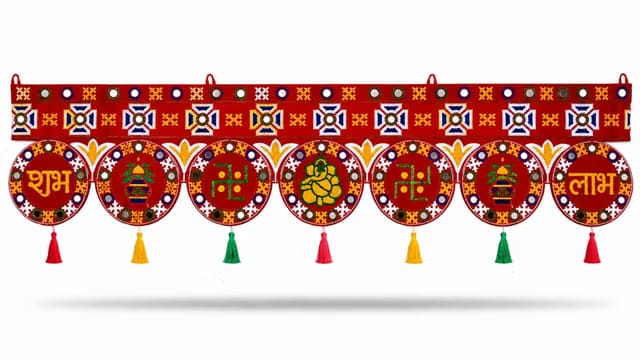 Shubh Labh Bandarwal Toran for Door Entrance