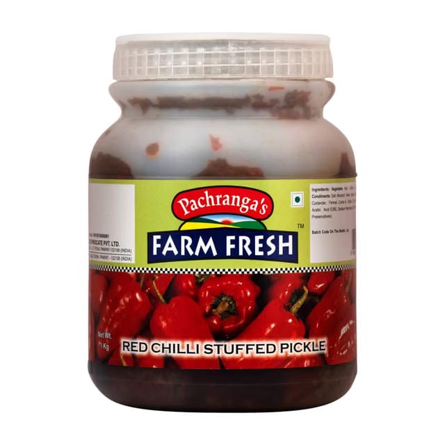 Pachranga's Farm Fresh Red Chilli Stuffed Pickle