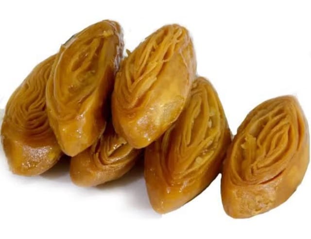 Tapeswaram Kaja/Madatha Kaja/Khaja (Ghee)