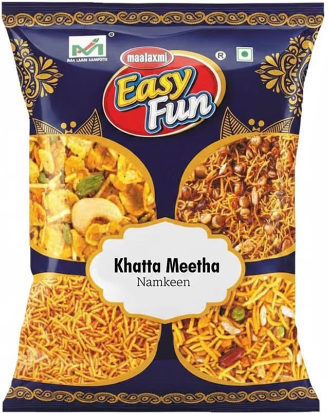 easy fun Khatta Meetha Namkeen, Crunchy & Tasty Mixture Khatta Meetha