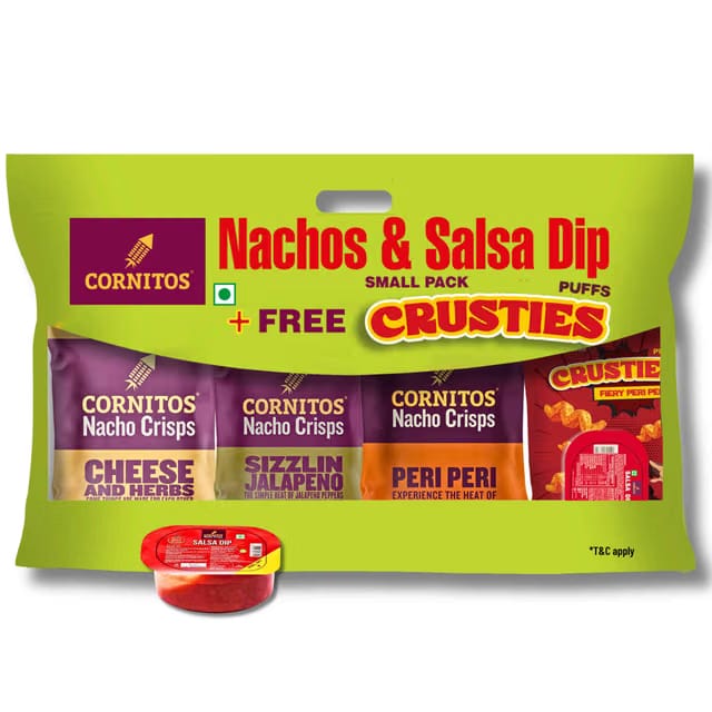 Cornitos Exotic Flavor Nachos And Salsa Combo