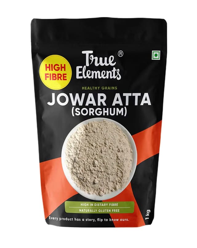 True Elements Jowar Atta 1kg - Jowar Flour, Millet Flour
