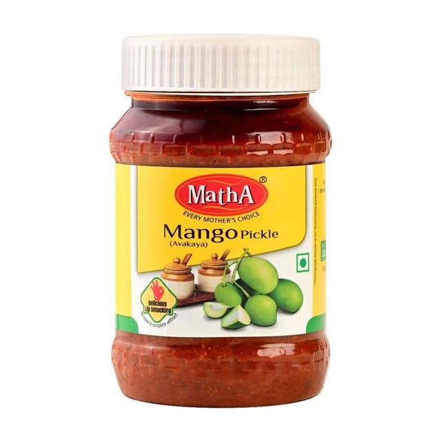 MathA Mango Avakaya Pickle - Natural Ingredients - Premium Quality Achar Mango Pickle
