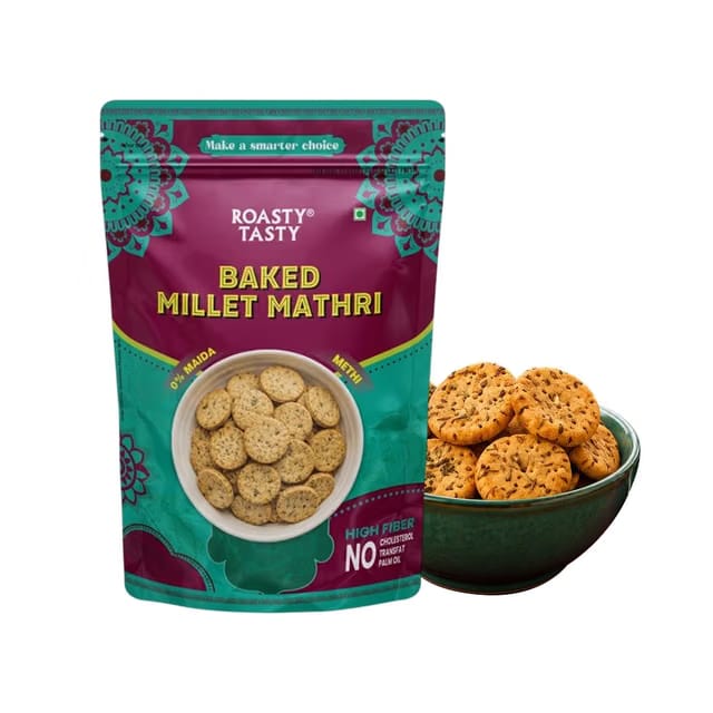 Roasty Tasty Baked Methi Mathri/Matthi