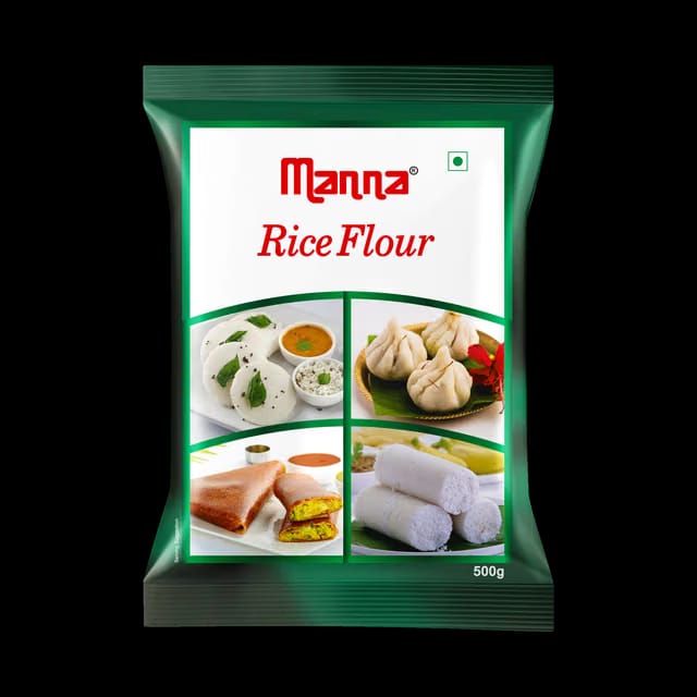 Manna Rice Flour – Akki hittu, Chawal Atta, Arisi Maavu, Biyyam Pindi Healthy Rice Atta