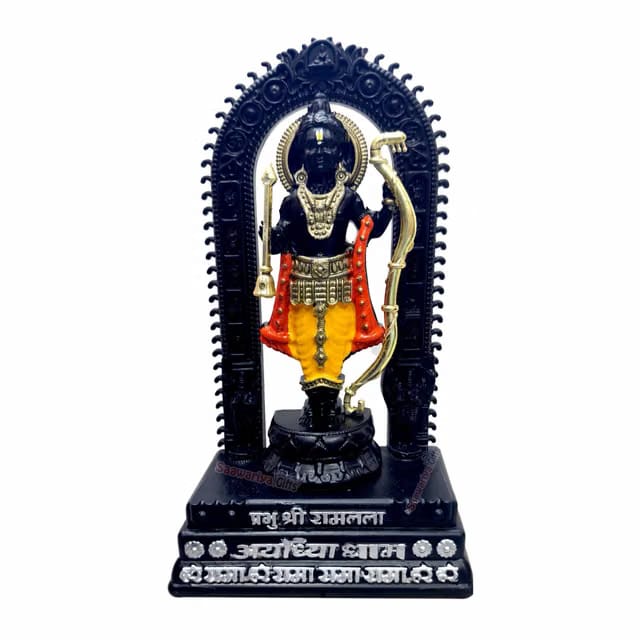 Saawariya Gifts® Shree Ram Lalla Murti for Pooja – 7.5"x4.2"x2.5"
