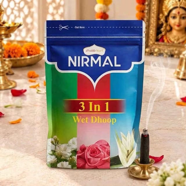 3 In 1 Wet Dhoop Zipper
