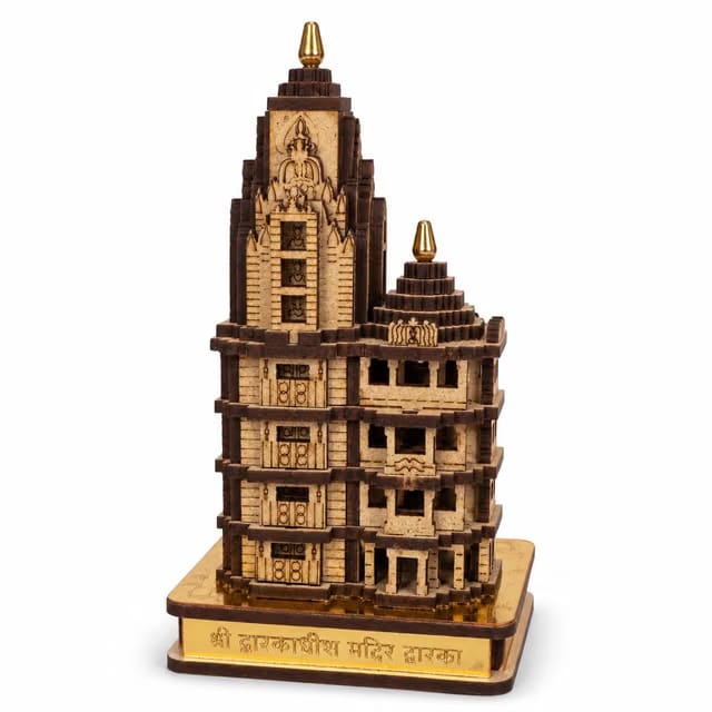 Wooden Dwarkadhish Temple Model 5 INCH