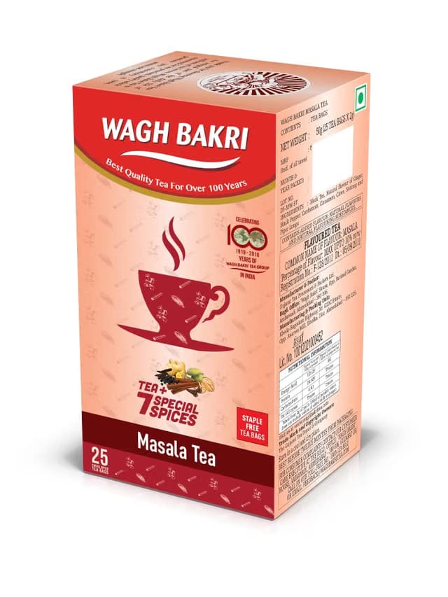 Wagh Bakri Masala Tea, 50 gram, Masala chai