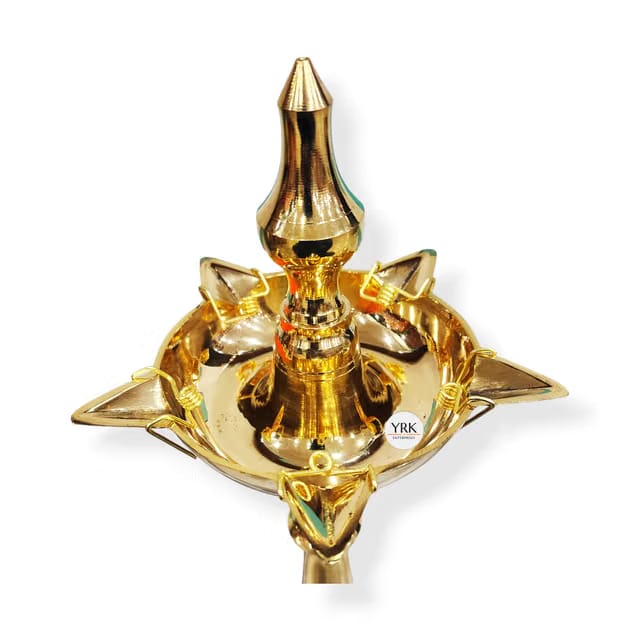 YRK Brass Wick Holder Stand 1 Inch Set of 6
