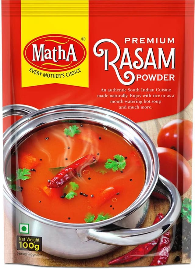 MathA Rasam Powder - 100% Natural Ingredients - Ready to use - Artisanal & Authentic