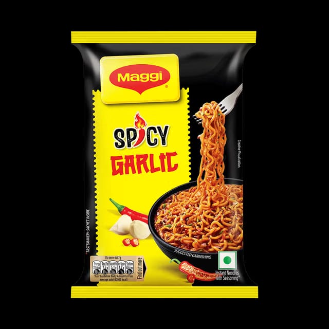 Maggi Spicy Garlic Noodles, Instant & Easy Snack