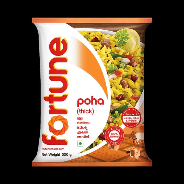 Fortune Thick Poha Source of Fibre and Protein