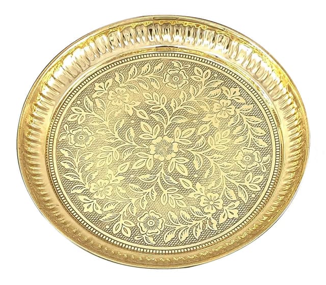 Premium Brass Pooja Thali for Pooja & Religious Ceremonies