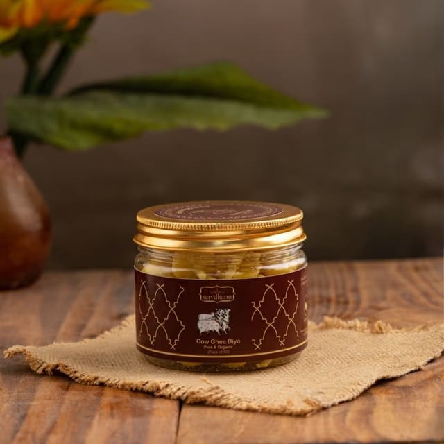 Cotton Cow Ghee Diya Batti