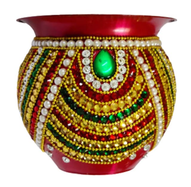 Avanti Creation Decorated Metal Kalash