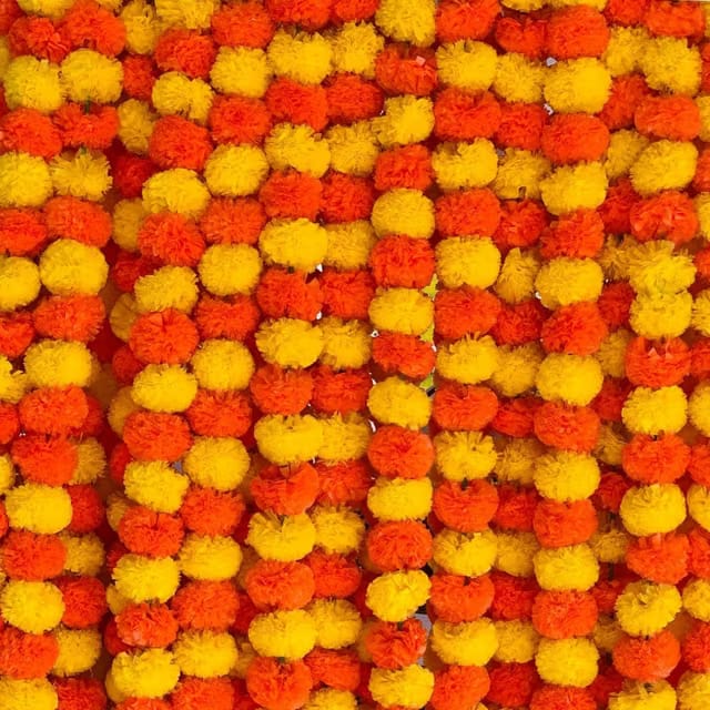 10Pc Handmade Artificial Marigold Flowers