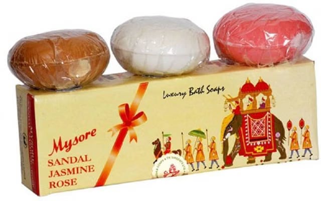 MYSORE SANDAL Jasmine Rose Soap