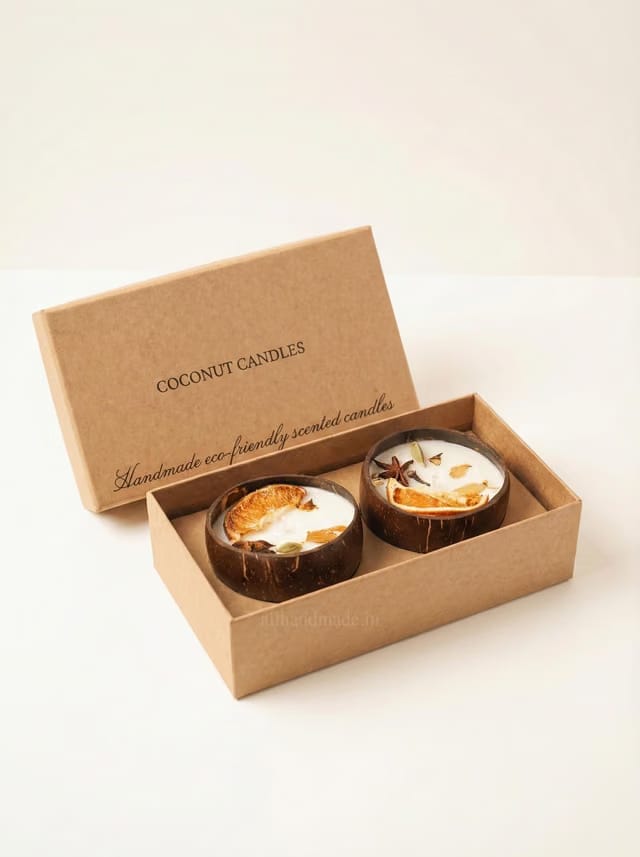 Coconut Shell Scented Candles