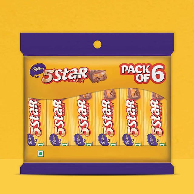 Cadbury 5 Star Kitted Pack Chocolatey Bars