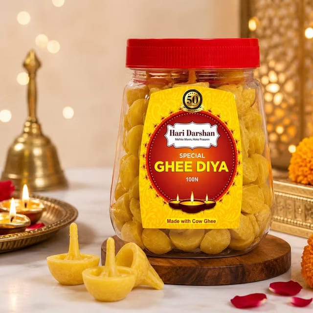 Cotton Paraffin Free Ghee Diya Batti